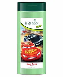 Baby Biotique Apple Twist Shampoo Disney Car Print Green - 180 ml