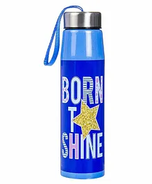 FunBlast Double Wall Insulated Stainless Steel Water Bottle Blue - 500 ml