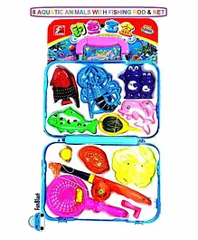FunBlast Bath Toys Set Pack of 10 - Multicolor
