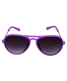 Glucksman Tinted Aviator Sunglasses - Purple