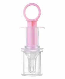 Safe-O-Kid BPA Free Silicone Liquid Medicine Feeder with Box - Pink