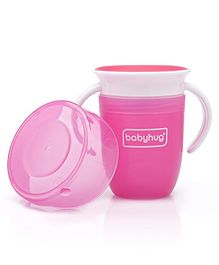 Babyhug 360° Spill Proof Training Sipper Cup Pink - 240 ml