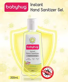 Babyhug Alcohol Based Hand Sanitizer Citrus Fragrance - 200 ml