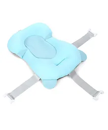 Bath Cushion with Safety Harness - Blue