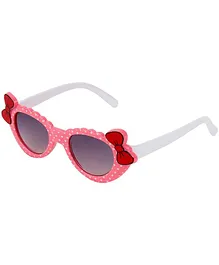 Kidofash Polka Dotted UV Protected Sunglasses - Peach