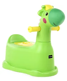 Babyhug Giraffe Shaped Potty Chair - Green