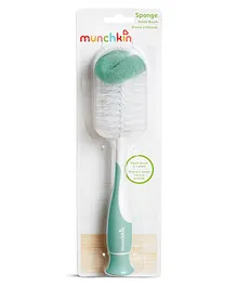 Munckin 2 in 1 Sponge Bottle and Nipple Cleaning Brush - Blue
