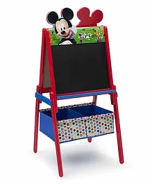 Delta Children Mickey Mouse Easel with Storage Bins - Multicolor