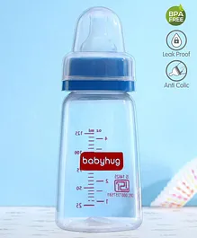 Babyhug Mountain Shape Feeding Bottle Blue - 125 ml