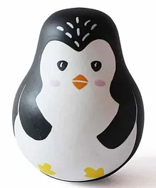 Shumee Wobbly Penguin Roly Poly Toy - Black White