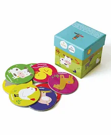 Shumee Farmyard Memory Card Game Multicolor Set of 1- 18 Pieces