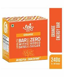 EAT Anytime Energy Bar Orange Flavour Pack of 6 - 240 gm