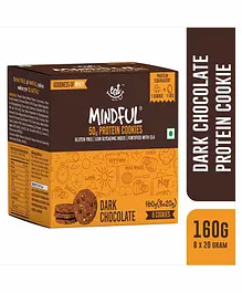 Eat Anytime Gluten Free Dark Chocolate Protein Cookies Pack of 8 - 160 grams Total