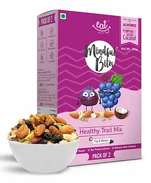 Eat Anytime Healthy Trail Mix with Figs & Raisins Pack of 2 - 100 grams each