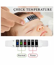 MCP Reusable Forehead Strip Thermometer - White