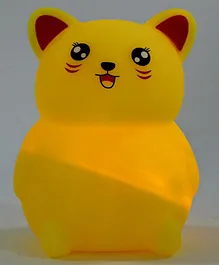 Cat Shaped Night Lamp - Yellow