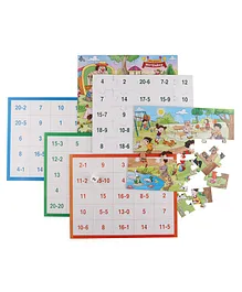 Creative Math Subtraction Jigsaw Puzzle Game - 25 Pieces 