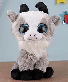 TY Toy GABBY Goat Reg Soft Toy Grey - Height 17.5 cm