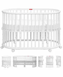 Fisher Price by Tiffany Florence Multifunction Baby Crib and Bed - White