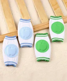 Baby Apple Elbow & Knee Pads Set of 2 Pairs - Green Blue