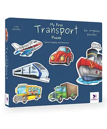 Toykraft My First Transport 6 Jigsaw Puzzle - 2 Pieces Each