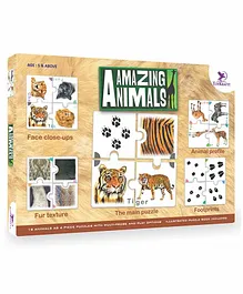 Toykraft Amazing Animals Jigsaw Puzzle - 72 Pieces