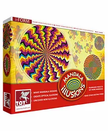 Toykraft Mandala Illusions Puzzle Set Multicolor - 111 Pieces