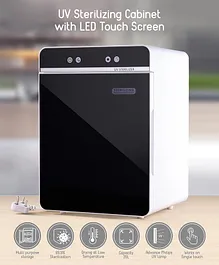 UV Sterilizing Cabinet with LED Touch Screen - White Black