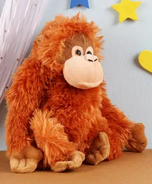 Wild Republic Mini Orangutan Soft Toy Golden - Height 19 cm
