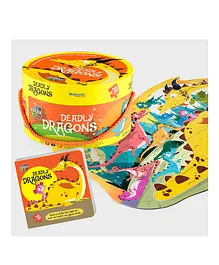 Laxmi Prakashan Deadly Dragons Story Book with 30 Pieces Jigsaw Puzzle - English