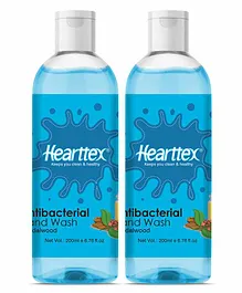 Hearttex Anti Bacterial Sandalwood Hand Wash 200 ml - Pack of 2