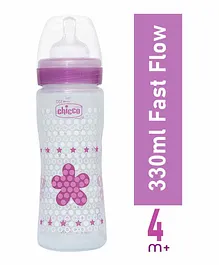 Chicco Feeding Bottle Pink - 330 ml