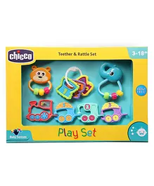 Chicco Baby Rattle Set Pack of 4 - Multicolor