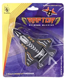 Centy Press & Go Raptor Toy Aeroplane - Black