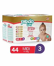 Predo Baby Diapers Style Pants Midi Size 3 - 44 Pieces
