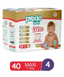 Predo Baby Diapers Style Pants Maxi Size 4 - 40 Pieces