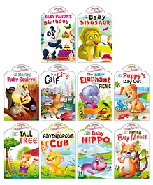 Sawan Baby Animal Story Board Books Pack of 10 - English
