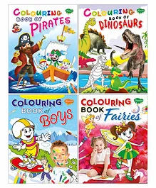 Sawan Colouring Books Pack of 4 - English