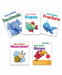 Pegasus Early Maths Learning Books Set of 5 - English