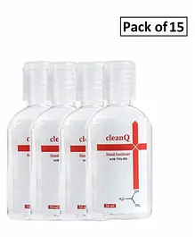 Clean Q Hand Sanitizer Gel Pack of 15 - 50 ml each