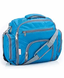VParents Cubster  Multipurpose Diaper cum Mother Backpack with 11 Pockets - Blue