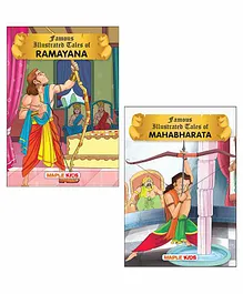 Maple Press Ramayana and Mahabharata Illustrated Set of 2 Books - English