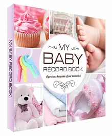 Future Books Baby Record Book Pink - English