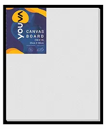 Navneet Youva Canvas Board  Pack of 3 - White
