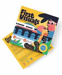 Coco Bear First Visual Two Step Visual Stimulation Kit Board Book - English