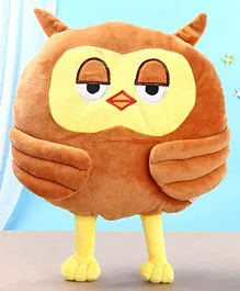 Toytales Owl Shaped Cushion - Brown