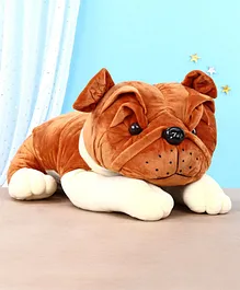 Toytales Bull Dog Soft Toy Brown - Length 60 cm