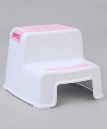 Bathroom Step Stool For Potty Training - Pink