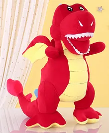 Zoe Dinosaur Soft Toy Red - Height 40 cm