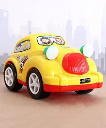 Lovely Friction Powered Toy Car - Yellow